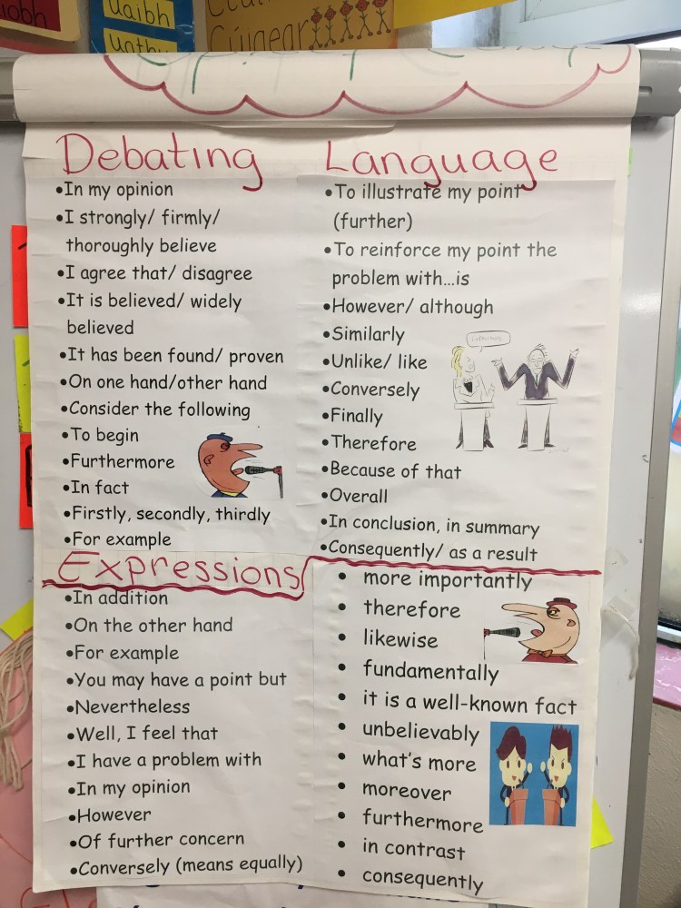 Debating in the primary classroom – Let's get those kids talking!